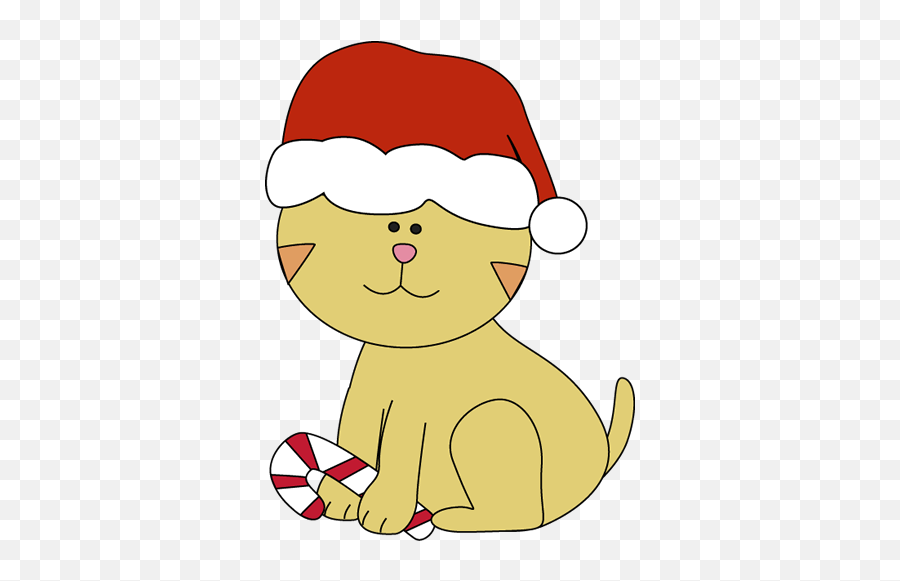 Cat Clipart Hat Transparent Free For Download - Cat In Santa Hat Clip Art Png,Cat In The Hat Transparent