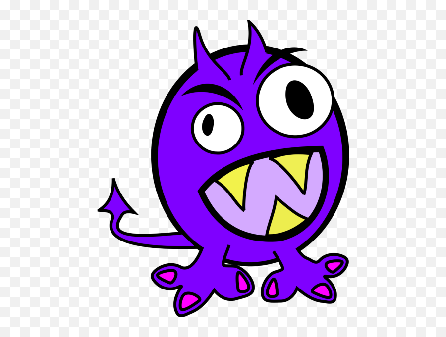 Free Cartoon Monster Png Download - Scary Monster Clip Art,Shadow Monster Png