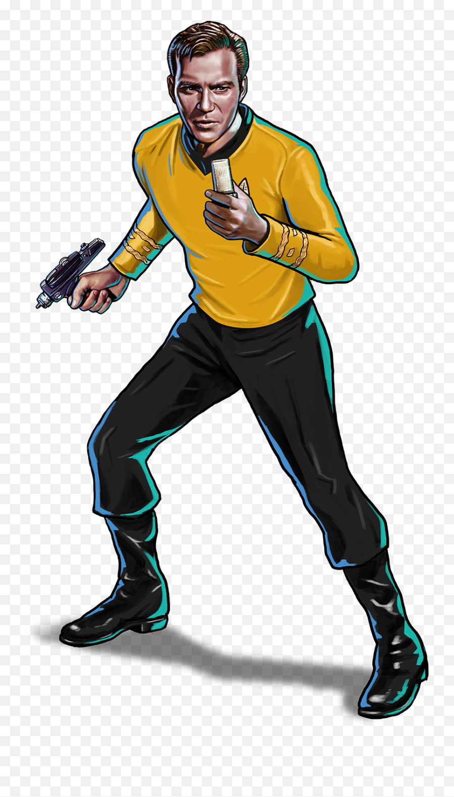 Captain Kirk - Star Trek Timelines Png Full Size Png James T Kirk Png,Star Trek Png
