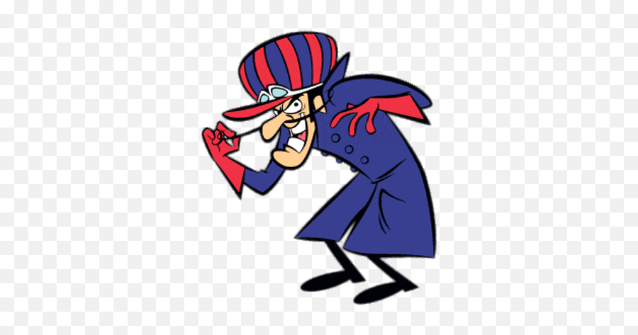 Dick Dastardly Holding Mustache - Dick Dastardly Png,Transparent Dick
