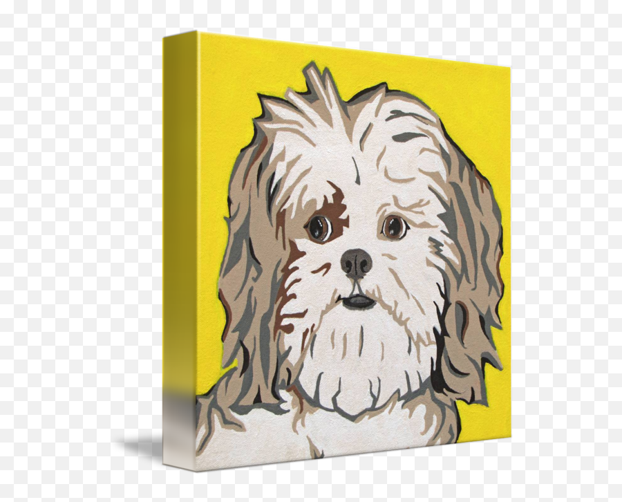 Shih Tzu By Slade Roberts - Canvas Png,Shih Tzu Png