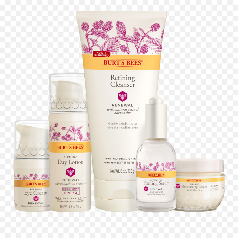 Burts Bees Natural Retinol Alternative - Burts Bees Renewal Collection Png,Burts Bees Logo