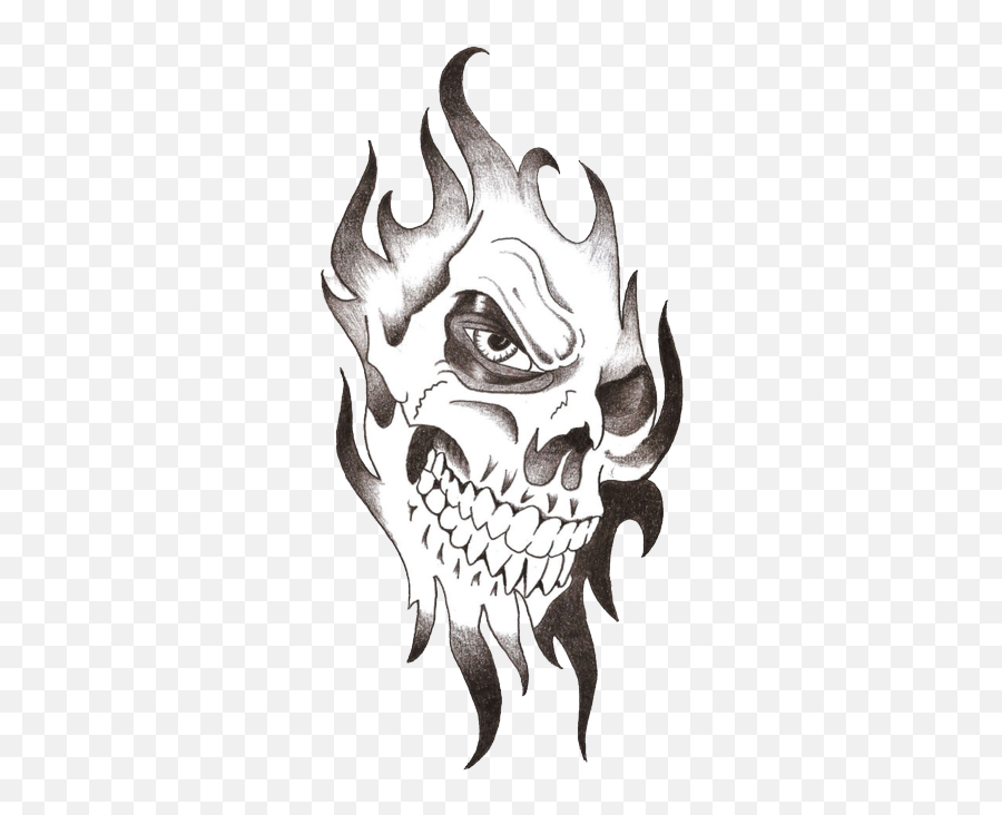 Skull Tattoo Png Transparent Free - Skull Tattoo Designs,Tattoo Png Transparent