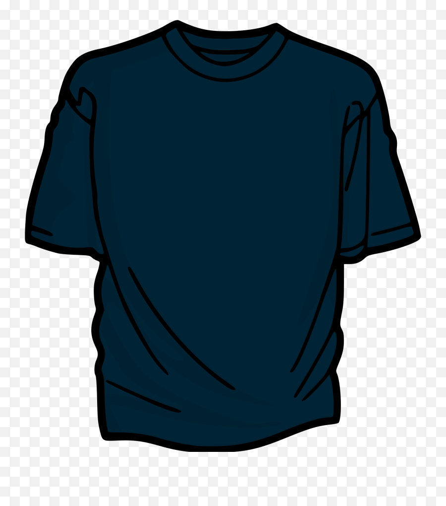 Blue T Shirt Big Image Png - T Shirt Clip Art,Shirt Template Png