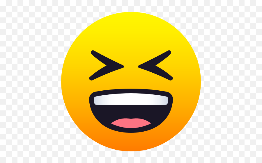 Emoji Smiley Face That Squints Xd - Xd Emoji Png,Frowning Happy Face Icon
