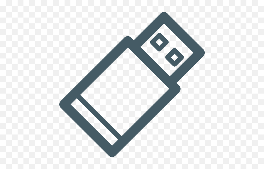 Usb Icon - 100 Icons Download Part 2 Auxiliary Memory Png,What Does The Usb Icon Look Like