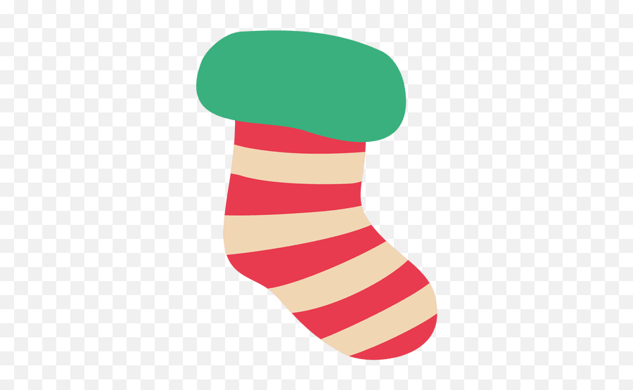 Red Stripy Christmas Sock - Transparent Png U0026 Svg Vector File Christmas Sock Vector Png,Christmas Vector Png