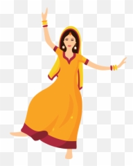 Download Free Makar Sankranti Yellow Dress For Happy Games - png