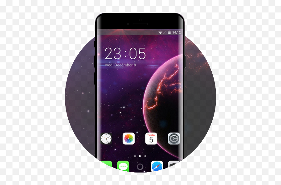 Iphone Xs Max Free Android Theme U2013 U Launcher 3d - Celestial Event Png,Iphone Icon Skins Wallpaper