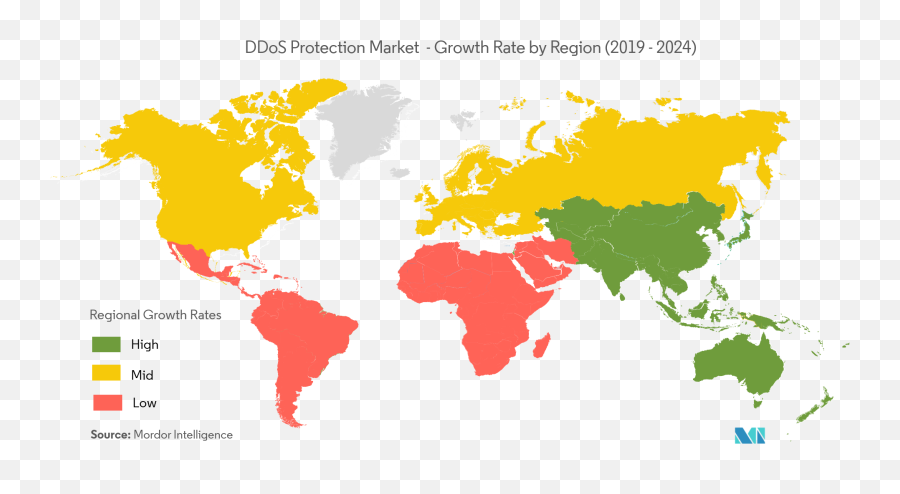 Ddos Protection Market - Growth Trends Covid19 Impact And Forecasts 2021 2026 Tourette Syndrome World Map Png,Ddos Icon