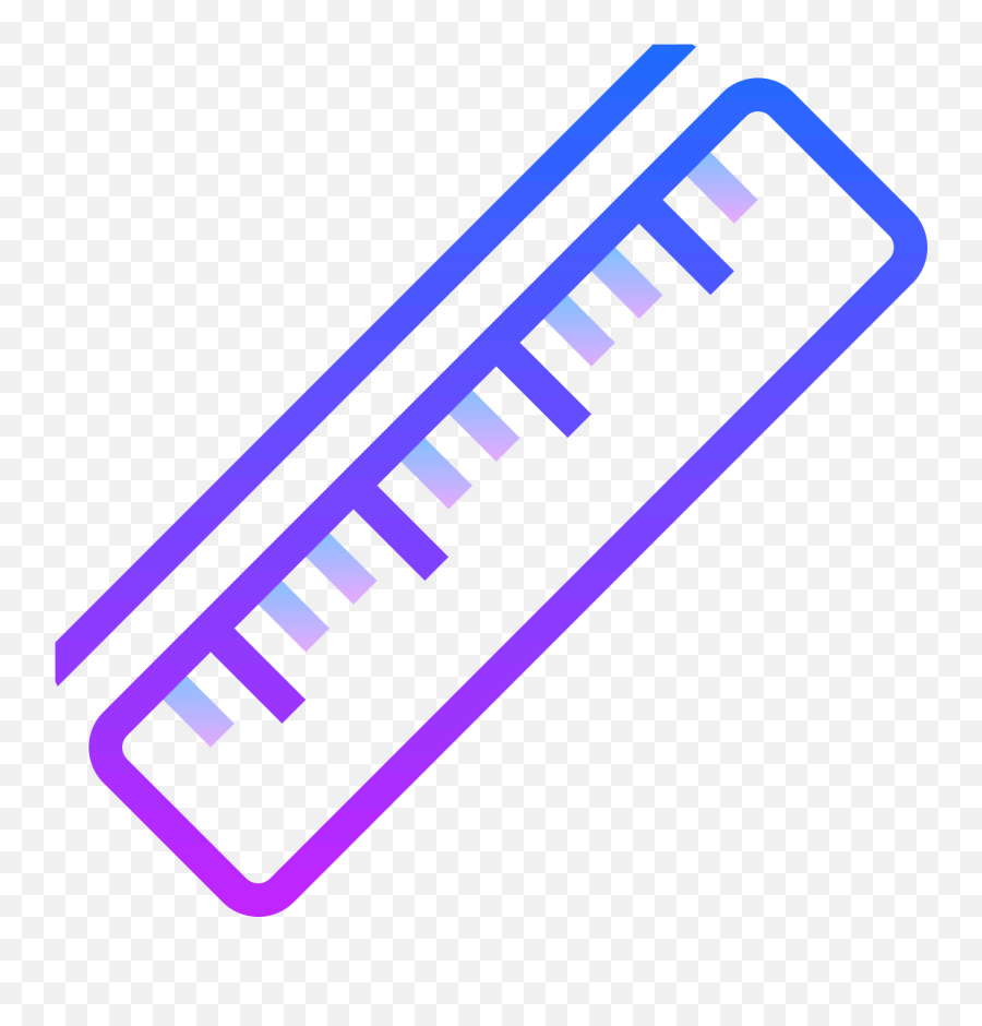 The Ruler Icon Is A Rectangular Shape - Icon Measure Png 16,Shape Icon