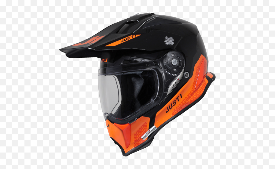 Helmets - Casco Moto Adventure Arancione Png,Icon Helmet Parts