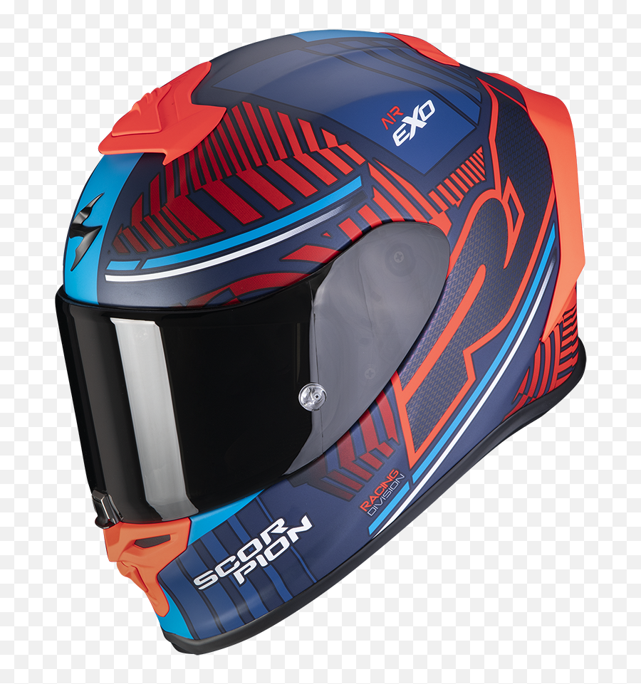 Exo - R1 Air Victory Matt Bluered Exo R1 Air Scorpion Helmets Png,Icon Street Bike Gear