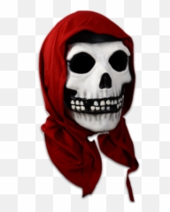 Misfits Fiend Mask - Crimson Ghost Red png