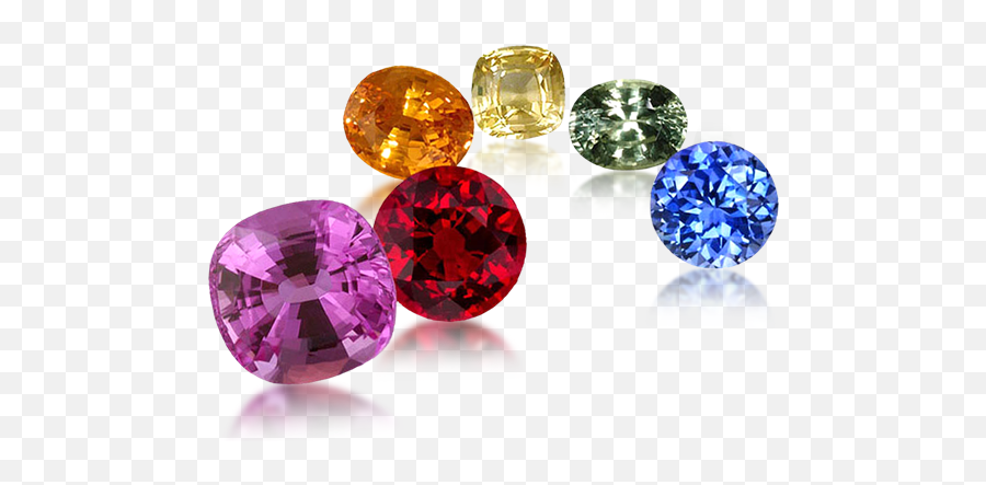 Sapphires And Colored Gemstones For Engagement Rings - Colored Gem Stones Png,Gemstone Png