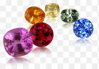 Sapphires And Colored Gemstones For Engagement Rings - Colored Gem Stones Png,Gemstone Png