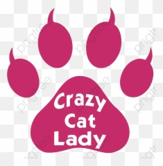 Red Cat Footprints Transparent Cartoon - Jingfm png