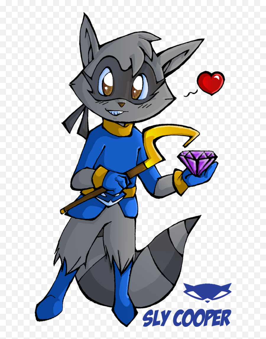 First Pic Of Sly Cooper I Ever Posted And Maybe The Cut - Sly Cooper Cute Drawing Png,Sly Cooper Png