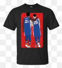 Joel Embiid Hugging Ben Simmons Png