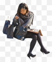 Download Hd Go To Image - Asian People Sitting Png Asian Girl Sitting Png,People Sitting Png