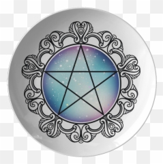 Download Wicca Pentacle Plate - 5 Point Star Transparent png