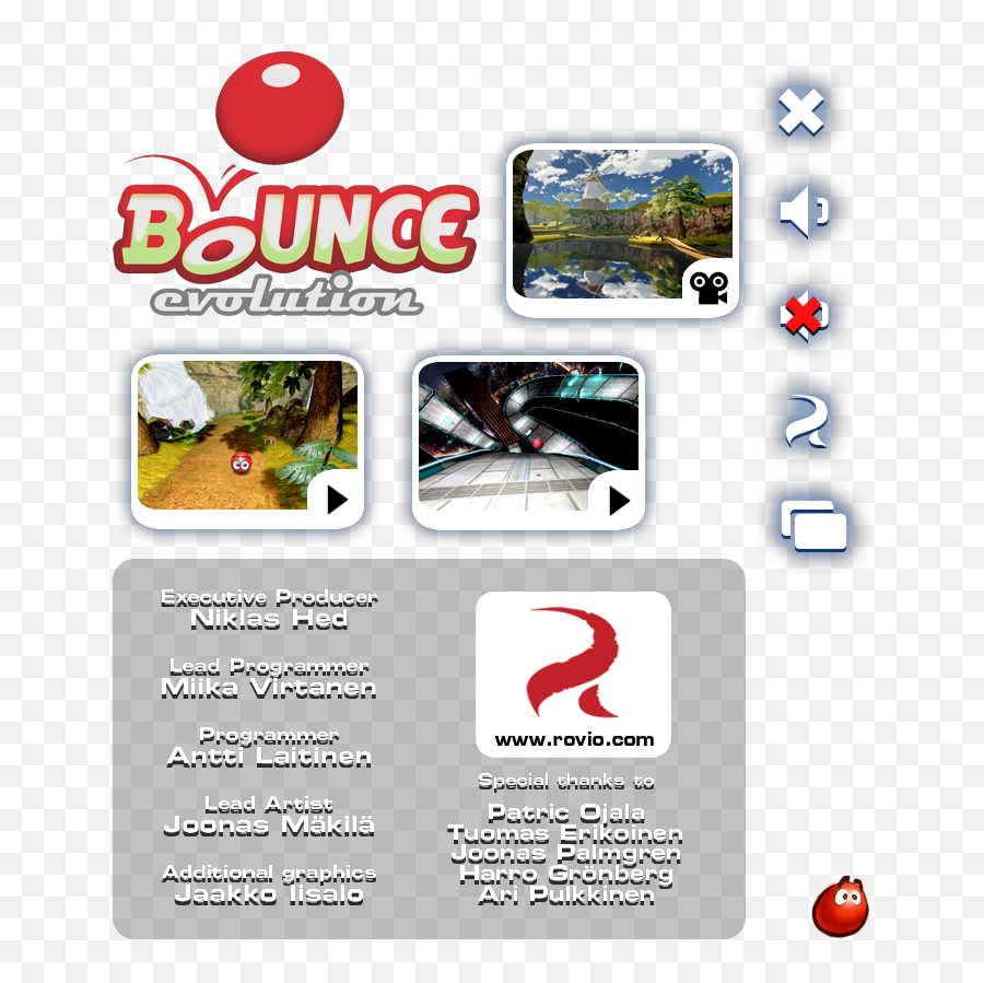 Mobile - Bounce Evolution Menu Credits U0026 Game Icon The Bounce Tales  Logo Png,Mobile Game Icon - free transparent png images - pngaaa.com