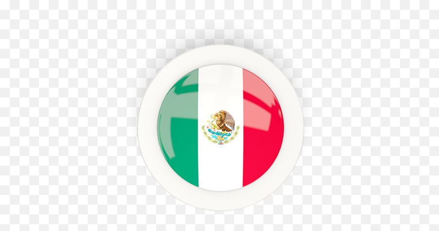 Round Carbon Icon Illustration Of Flag Mexico - Flag Png,Mexican Icon Png