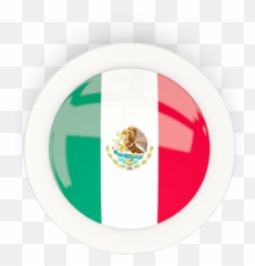 Round Carbon Icon Illustration Of Flag Mexico - Flag png