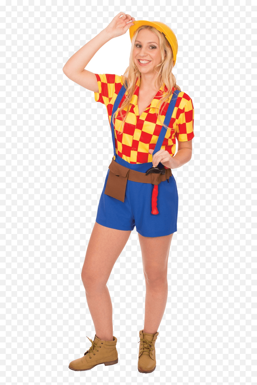 Adult Female Bob The Builder Costume - 2000s Themed Fancy Dress Png,Bob The Builder Png