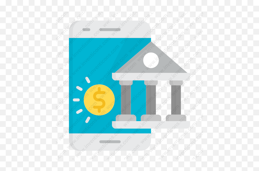 Download Mobile Banking Vector Icon Inventicons - Smartphone Png,Mobile Banking Icon