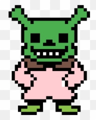 Pixilart - Shrek sans by Alsterberg Sans Pixel Art Minecraft png