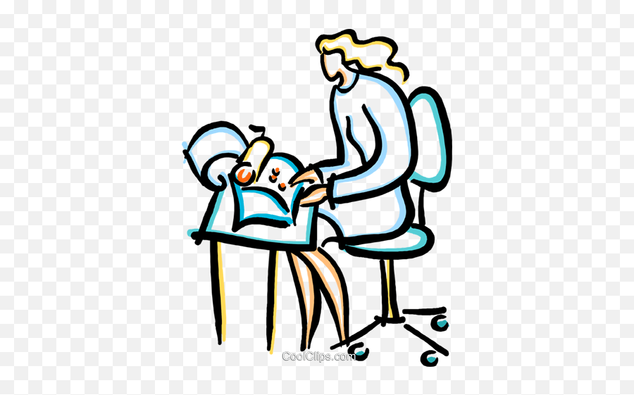 Secretary Typing A Letter Royalty Free V 206059 - Png Clip Art,Typing Png