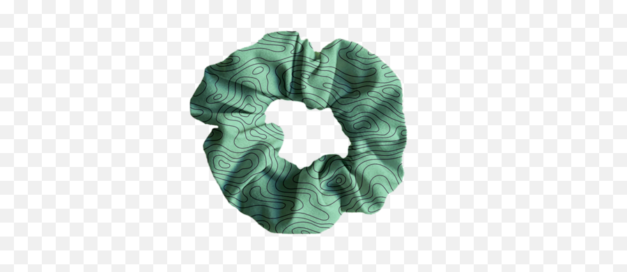 Topographical Scrunchie - Scarf Png,Scrunchie Png