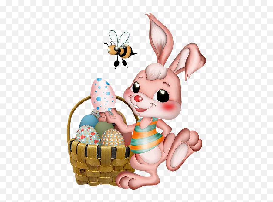 Lustige Ostersprüche Whatsapp Easter Bunny Cartoon - Drawing Easter Bunny  And Eggs Png,Easter Background Png - free transparent png images -  