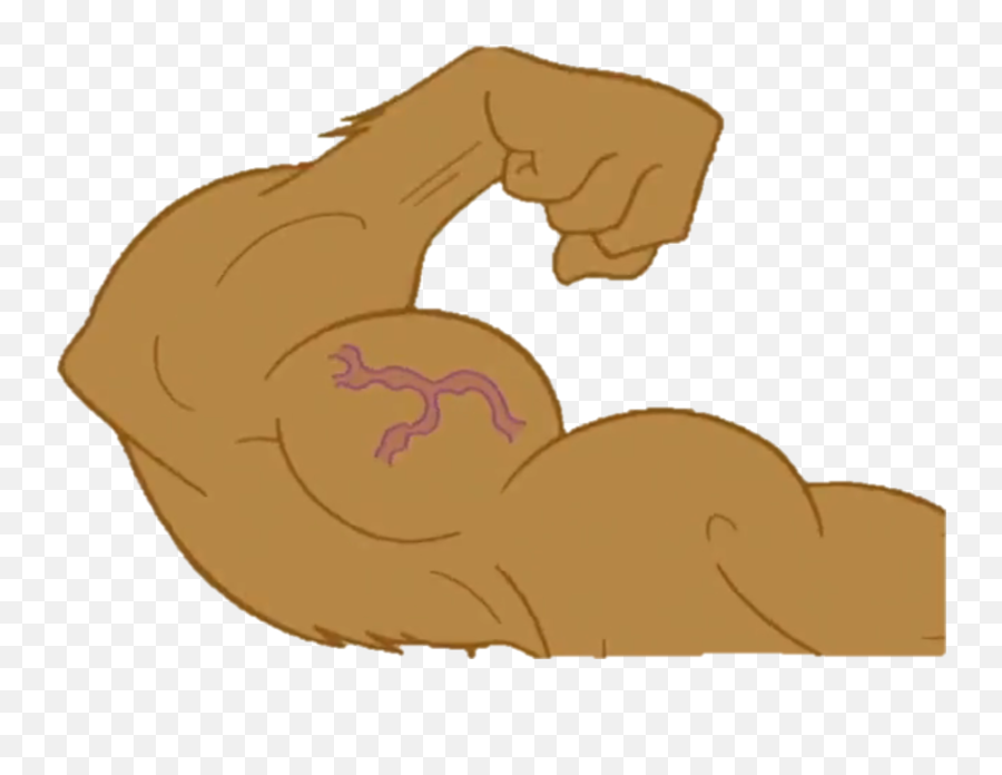 Cartoon Muscle Arm Transparent Png - Cartoon Muscle Arm Png,Cartoon Arm Png