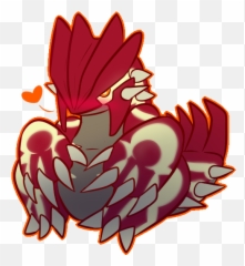 Omega Groudon 3 Pokemon Anime Shows Blue - Primal Groudon Chibi Png,Groudon Png