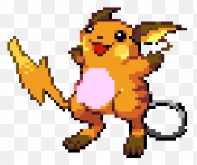 Raichu Png - Raichu Pixel Png,Raichu Png
