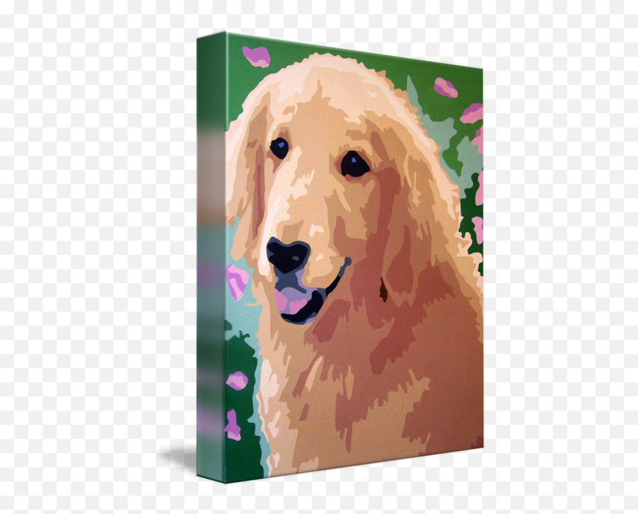 Golden Retriever Ii By Kristen Anderson - Cocker Spaniel Png,Golden Retriever Transparent Background