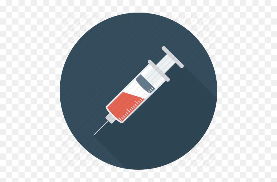 Blood Icon Png - Flat Syringe Icon,Injection Png