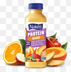 Download Naked Juice Protein Mango Png - Naked Naked Protein Juice,Mango Png