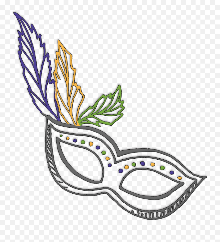 Mardi Gras Food Fest - Clip Art Png,Mardi Gras Mask Png