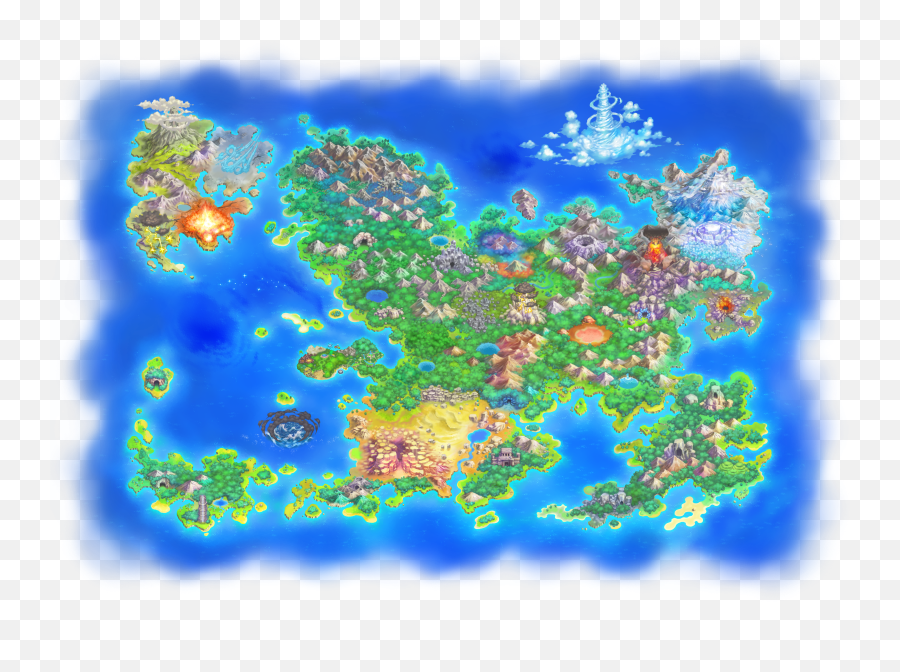 Bgmappng - Pokémon Mystery Dungeon Rescue Team Dx Pokemon Mystery Dungeon Dx Map,Mystery Png