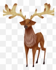 Snowy Forest Elk Grand Fantasia Wikia Fandom - Elk Png,Elk Png