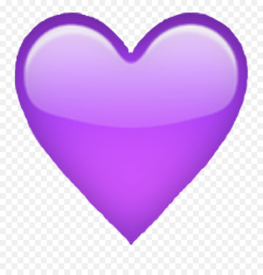 Purple Heart Emoji Transparent Png - Heart Emoji Transparent Background,Emoji Hearts Transparent