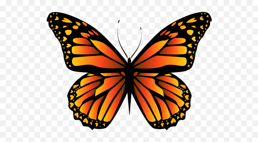 Orange Butterfly Png Clipar Image Clip Art - Orange Butterfly Clipart,Butterfly Png Images