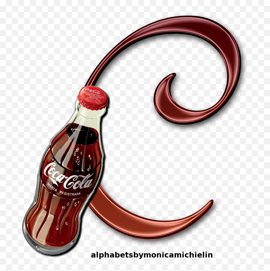 Monica Michielin Alfabetos Dark Red Classic Font Coca - Cola Fallout 4 Nuka Cola Quantum Png,Coke A Cola Logo