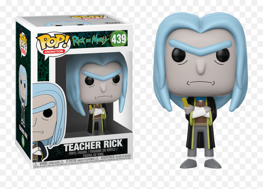 Funko Pop Rick And Morty - Teacher Rick 439 Mr Poopybutthole Funko Pop Png,Rick Sanchez Png