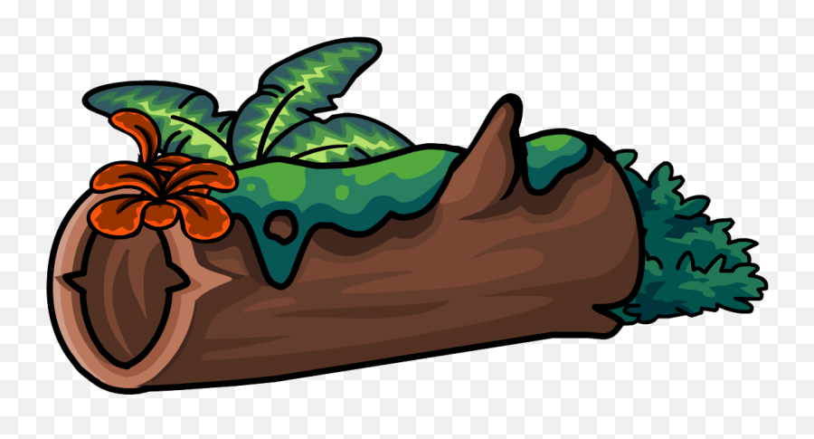 Mossy Log Furniture Icon Id 701 - Club Penguin Png,Log Png
