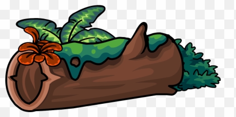 Mossy Log Furniture Icon Id 701 - Club Penguin Png,Log Png