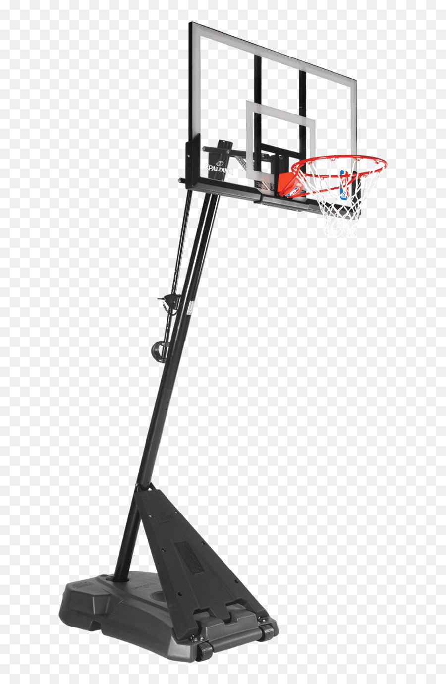 Hercules Angled Pole Basketball Hoop - Spalding 52 Acrylic Basketball System Png,Basketball Goal Png